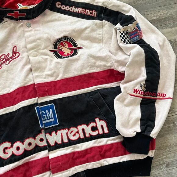 Vintage Nascar Jeff Hamilton Dale Earnhardt Winston Cup Racing Jacket Size XL - Picture 3 of 9